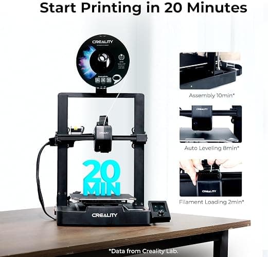 Creality Ender 3 V3 SE 3D Printer, 250mm/s High-Speed Desktop Printer, CR Touch Auto-Leveling, Sprite Direct Extruder, Dual Z-Axis, Auto-Load Filament, 8.66x8.66x9.84 Print Volume, Easy Assembly thumbnail 2