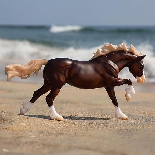 Breyer Horses Traditional Series | Surfer’s Riptide Chincoteague Pony | Horse Figurine | 11.5" L X 8.5" H | Model #B-TR-10289 thumbnail 2
