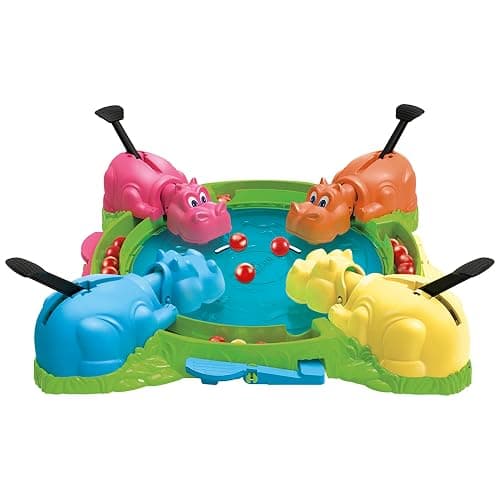 Hungry Hungry Hippos Game for Preschoolers | Instant Marble Relaunch, Easy Set-Up & Storage| Ages 4 and Up | 2 to 4 Players | Kids Games thumbnail 12