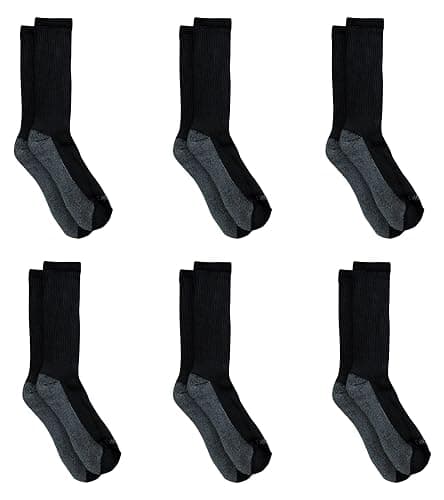 Dickies Men's Dri-Tech Original Moisture Control Crew Socks, Available in M-XXL (6, 12, 18 Pairs) thumbnail 2