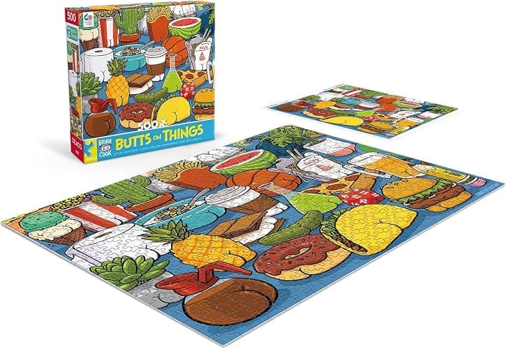 Ceaco - Brian Cook - Butts on Things - 500 Piece Jigsaw Puzzle thumbnail 4