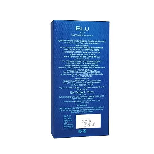 Ajmal Blu EDP Original, 90 mL, transparent thumbnail 6