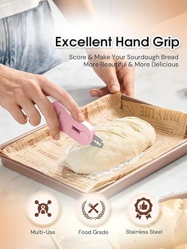 CLUEAPOP Bread Lame Dough Scoring Tool, Professional Extractable & Magnetic Sourdough Scoring Tool for Sourdough Bread Baking & Bread Making Tools,Perfect Bread Scoring Tool thumbnail 4