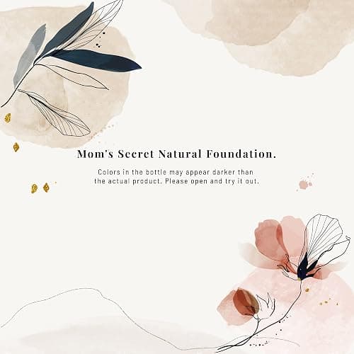 Mom's Secret 100% Natural Foundation, Organic, Vegan, Aloe Based, Natural Sun Protection, Gluten Free, Cruelty Free, Made in the USA, 1FL Oz. (Bisque) thumbnail 7