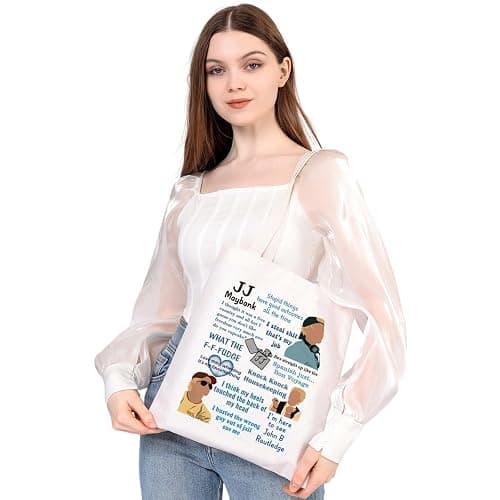 MYSOMY Outer TV Show Inspired Gift JJ Maybank Shoulder Bag OBX Tote Bag Pogue Friends Gift TV Show Fans Gift thumbnail 5