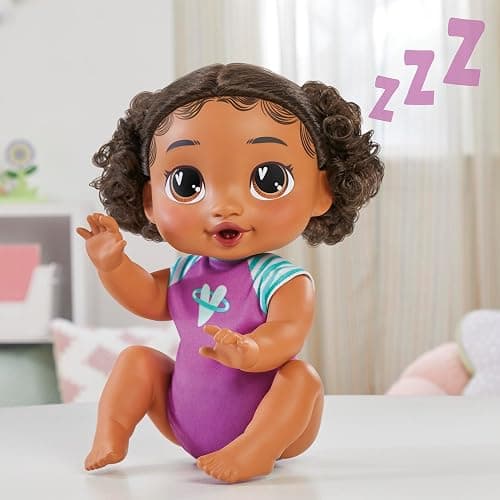 Baby Alive Crawl 'n Play Tilly Tinker Electronic Crawling Baby Doll Set, Black Hair, Kids Toys for Girls & Boys 3 Years & Up, 10.75 Inches thumbnail 11