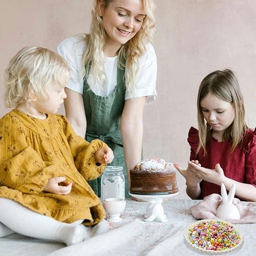 Rainbow Sprinkles for Cake Decorating, 4.6Oz Pastel Jimmies and Pearls Sprinkles Mix for Donut Cookie Baking Brownies Cupcake Ice Cream Toppings thumbnail 7