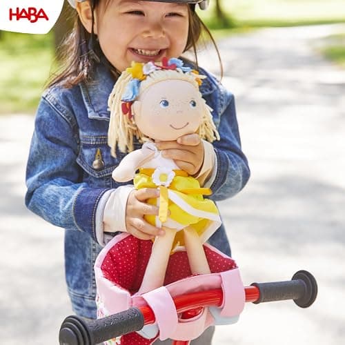 HABA Soft Doll Bike Seat – Baby Doll Accessories for Toddler and Seat Attachment for Scooters, Trikes & Bikes for Toddlers 18+ Months, Fits Most Plush Toys Up to 15” thumbnail 2