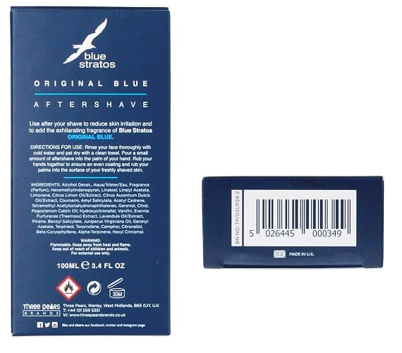Blue Stratos Aftershave thumbnail 2