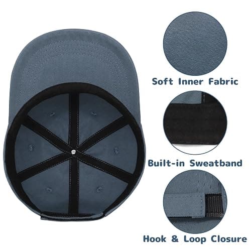 Olreco Toddler Baseball Hat Baby Baseball Cap Baby Ball Cap Infant Hat Toddler Caps Kids Trucker Hats for Boys Girls Cotton thumbnail 4