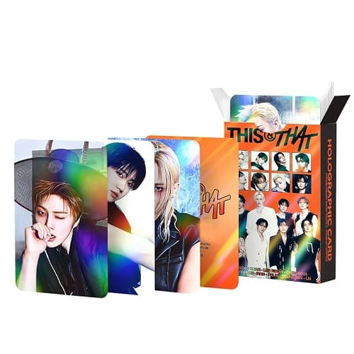 PYAJUU Stray Kids Photocards 124 PCS SKZ THIS & THAT Album Photo Cards with 64 PCS Stickers KPOP Gift RUN IT Lomo Merch for SKZ Boys and Girls Straykids Laser Greeting Cards 2026 thumbnail 6