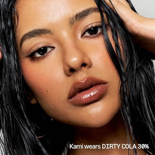 fwee 3D Voluming Gloss 30% (Sheer) | High Shine, Non-Sticky Lip Gloss for Makeup | Long-Lasting, Moisturizing Gel Formula – Dirty Cola 30% | 30% & 70% Pigment Options | 5.3g thumbnail 3