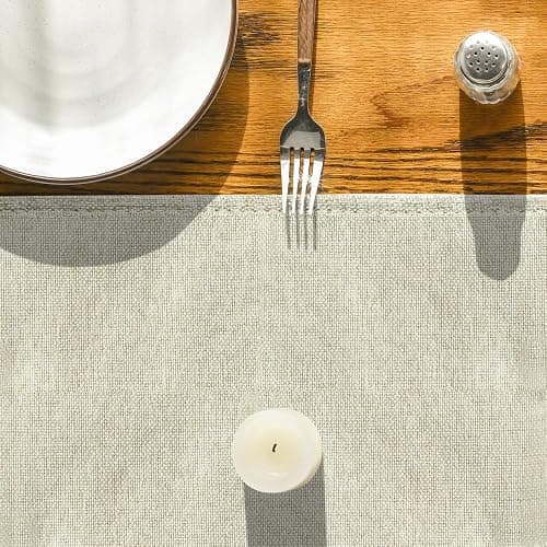 Artoid Mode Beige Table Runner, Seasonal Summer Fall Washable Kitchen Dining Table Decoration for Home Party Decor 13x72 Inch thumbnail 8