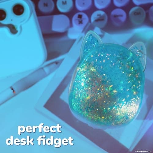 Original Squishmallows™ SLIMYGLOOP Blue Gelli Gels™, Slow Rising Sensory Squeeze Toy with Glitter, Gel Filled Fidget Toys thumbnail 5