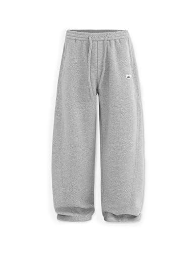 Aelfric Eden Mens Wide Leg Sweatpants Solid Arc Sweat Pants Open Bottom Casual Athletic Lounge Pants with Pockets - Image 1