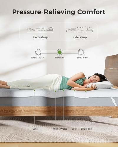PERLECARE Twin XL Mattress Topper - 3 Inch Cooling Memory Foam Mattress Pad Made with CertiPUR-US® Certified Foam, Bed Topper with Bamboo Cover,Removable & Washable & Non-Slip, Oeko-Tex Certified thumbnail 3