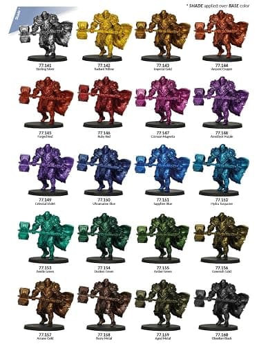 Vallejo - Forged Red Airbrush | True Metallic Metal TMM | Acrylic Colors for Painting Metal Effects on Fantasy, Historical, and Wargaming Miniatures | 18 ml (0.6 fl.oz.) thumbnail 8
