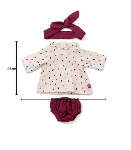 Miniland 31564 dolls clothes, Beige thumbnail 3