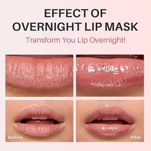 SPODARE 3-in-1 Dual-Color Sleeping Lip Mask Set – Blueberry, Grape and Lemon, Hydration & Repair for Dry Cracked Lips, Infused with Vitamin C, Lip Moisturizer for Nourishing Lips, 1.26 Fl Oz thumbnail 7