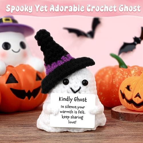 Boo Basket Stuffers for Women Halloween Gifts for Women Adults Teens Girls Kids Spooky Basket Stuffers Ideas for Woman Her Cute Halloween Care Package Gift Box Boo Themed Items Stuff Ghost Basket Kit thumbnail 2