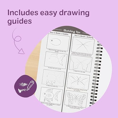 Melissa & Doug Drawing Paper, Sketch Pad, 2-Pack Bundle for Coloring, Writing or Painting (9 x 12 inches) - 50 Sheets Each, Kids Drawing Pad & Art Supplies for Kids Ages 3+ - FSC Certified thumbnail 2