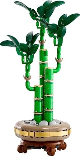 LEGO Botanicals Lucky Bamboo Artificial Plant for Indoor Display - Set for Adults includes a Buildable Pot with a Wood-Effect Plinth for Home Decor - Gift for Her or Him - 10344 thumbnail 3