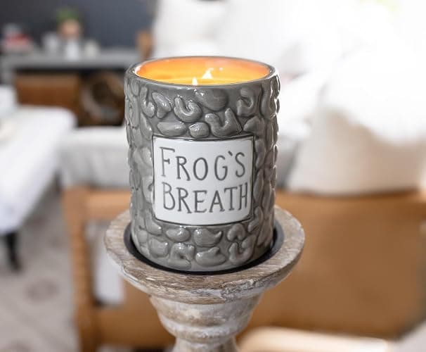 Disney The Nightmare Before Christmas Sally Frog's Breath Jar Ceramic Candle | Floral Muguet Fragrance with 35-Hour Burn Time thumbnail 9