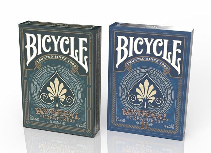 Bicycle Mythical Creatures 1 and 2 Playing Cards Set - Image 1