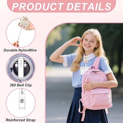 Funny Nurse Badge Reel, Retractable Goose Badge Holder with 24 Inch Cord | Silly Goose Badge Reell,Suitable for Medical Staff,Office Workers,and Student thumbnail 4