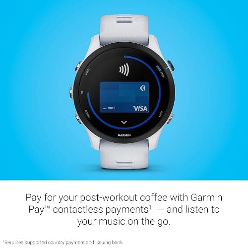 Garmin Forerunner® 255 Music, GPS Running Smartwatch with Music, Advanced Insights, Long-Lasting Battery, White - Whitestone - 46 MM - Music - Smartwatch thumbnail 5