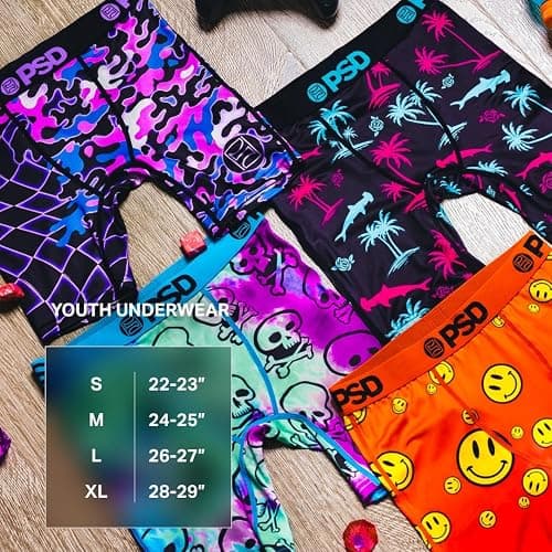 PSD Underwear Boys Boxer Briefs - Animal Print, Comfortable Active Underwear for Boys, Packs & Singles thumbnail 6