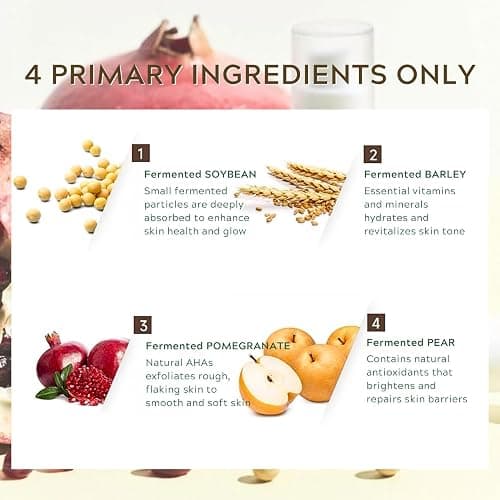 Bean Face Moisturiser for Dry Skin + Bean Essence, Smoothing Face Serum for Healthy Glow, Ferment Hydration + Barrier Support, Korean Skincare Sets for Rough Skin Solution thumbnail 5