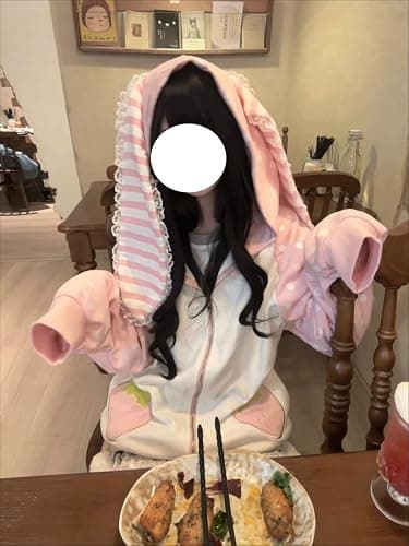 Pokn Y2k Zip Up Hoodie Women Bunny Ear Long Sleeve Hoodies Harajuku Cutecore Jojifuku Kawaii Sweatshirt Shoujo Clothes thumbnail 2