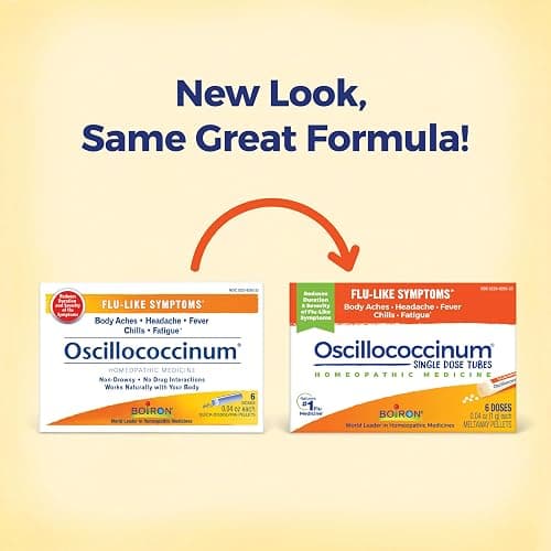 Boiron Oscillococcinum for Relief from Flu-Like Symptoms of Body Aches, Headache, Fever, Chills, and Fatigue - 6 Doses thumbnail 2