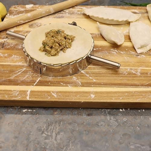 Best Utensils Stainless Steel Ravioli Mold Pierogi Dumpling Maker Wrapper Pastry Dough Cutter Kitchen Accessories (L: 4.5 inch) thumbnail 2