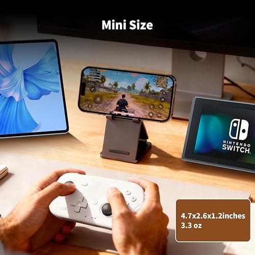 AceGamer 2 Pack Wireless Pocket Controller for Nintendo Switch/Switch 2/Android/iOS/PC/Steamdeck, Joystick Lift and Down Design, Bluetooth Gamepad with 6-axis Gyroscope/Turbo/Vibration/ 1000Hz thumbnail 7