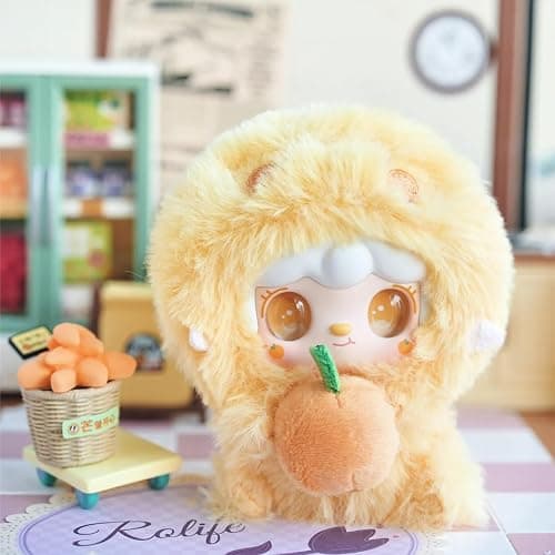 CALEMBOU Plush Blind Box Figures, Kawaii Yooki Hug Food Shop Series Stuffed Animals Mystery Box Toys, Cute Anime Vinyl Plushies Collectible Birthday Gifts for Girls (Yooki Hug Food Shop 1pc) thumbnail 4