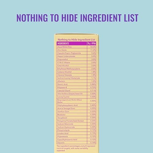 Good Molecules Moisturizing Rich Sunscreen SPF 30 – Mineral Zinc Oxide Face Sunscreen - Hydrating, Fragrance-Free, No White Cast | Broad Spectrum UVA/UVB Protection - 50 ml / 1.7 fl oz thumbnail 5