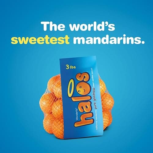 Wonderful Halos Mandarins, Sweet, Seedless, Easy Peel Mandarin Oranges - Healthy Food, Fresh Fruit, 3lb Bag thumbnail 7