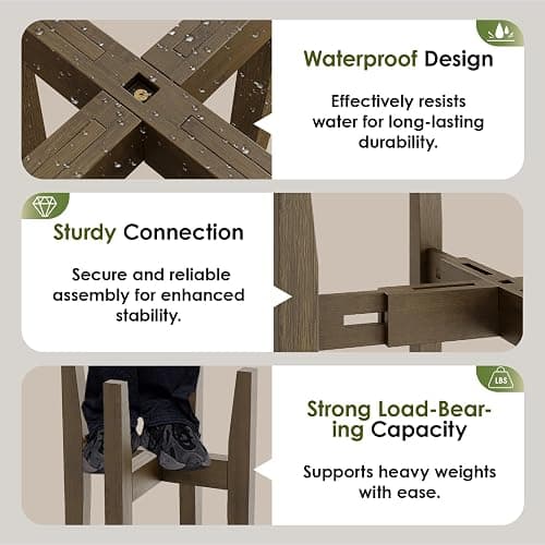 Bamworld Adjustable Plant Stand Indoor, Bamboo Indoor Planter Stand, Mid Century Modern Flower Pot Holder Rack, Fit 7.8'' to 12'' Planter thumbnail 3