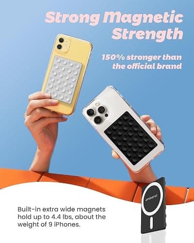 Magnetic Sticky Phone Suction Grip thumbnail 3