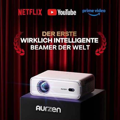 Weiß - Smart Beamer Projektor 4K  thumbnail 2