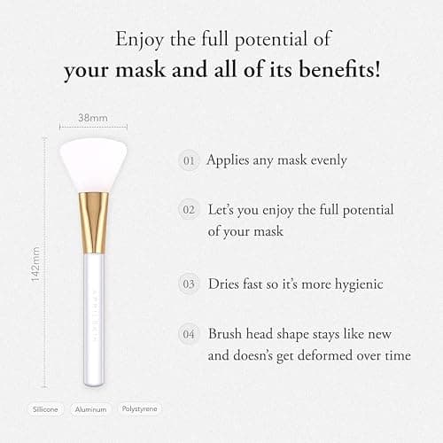 APRILSKIN Jelly Brush | Mask Application Tool for Even Coverage | Skincare Enhancer | Durable Silicone | Easy to Clean | Face Mask Applicator | All Skin Types | Kbeauty Accessory | 1 Piece thumbnail 2