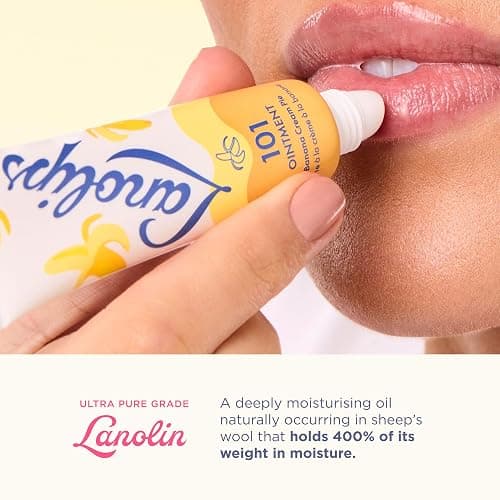 Lanolin 101 Multipurpose Ointment - Lanolin Lip Balm & Healing Ointment for Skin Barrier Repair - Moisturizer for Dry Lips, Cuticles & Elbows - No Petroleum Formula - Banana Cream Pie (0.35 oz) thumbnail 3