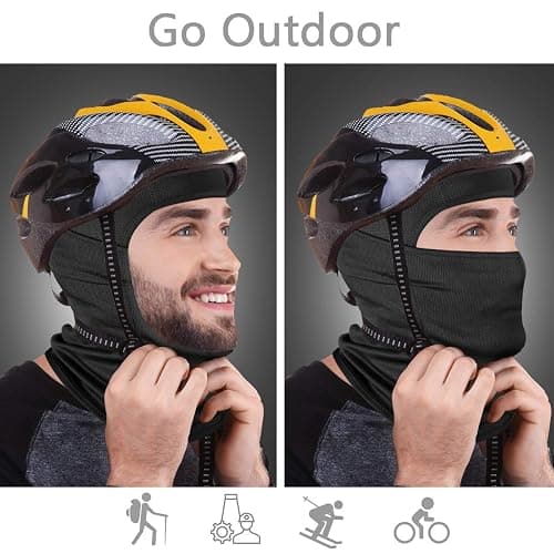 Achiou Ski Mask for Men Women, Balaclava Face Cover, Shiesty Mask UV Protector Lightweight for Motorcycle Snowboard thumbnail 4