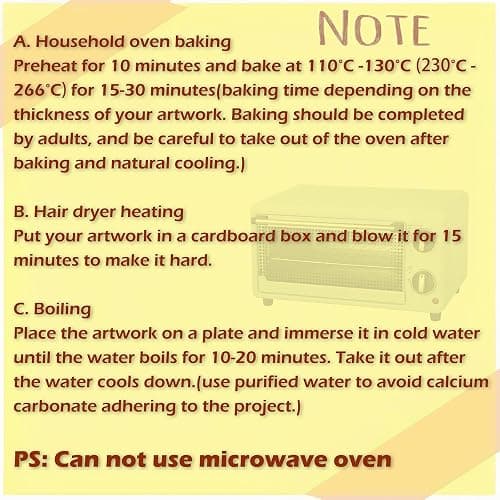 ReArt Oven Bake Polymer Clay White, Non Toxic 4.4Lbs with Pottery Tools & Paint Brushes Great for Modeling, Sculpting, Holiday, DIY Jewelry Making Projects. Great for All Skill Levels (White & Tools) thumbnail 7