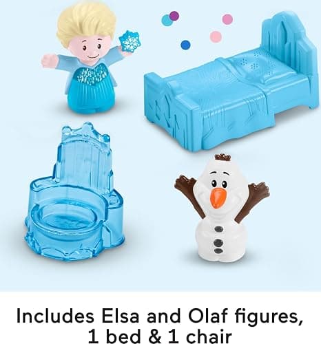 Fisher-Price Little People Toddler Toy Disney Frozen Elsa’s Ice Palace Musical Playset with Figures for Pretend Play Kids Ages 18+ Months (Amazon Exclusive) thumbnail 7