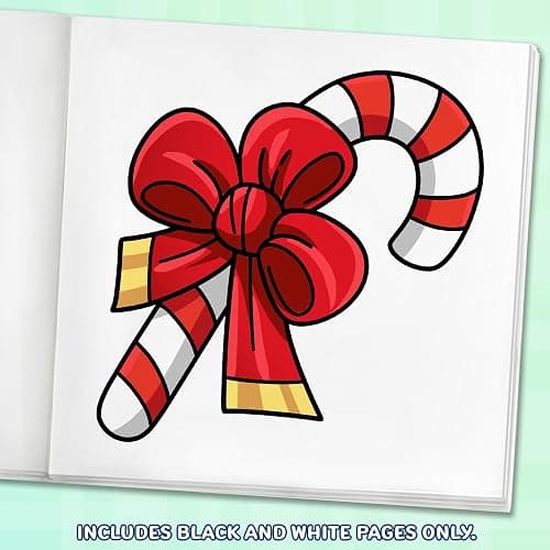 Christmas: Bold and Easy Coloring Book for Adults, Teens, and Seniors with Simple and Relaxing Holiday Designs (Bold and Easy Coloring Books) thumbnail 4
