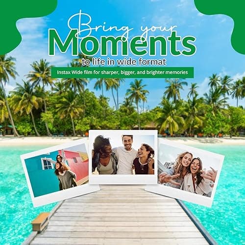 Fujifilm Instax Wide Instant Films for Fuji Instax Wide (40 Exposures) + BluebirdSales Microfiber Cleaning Cloth thumbnail 3