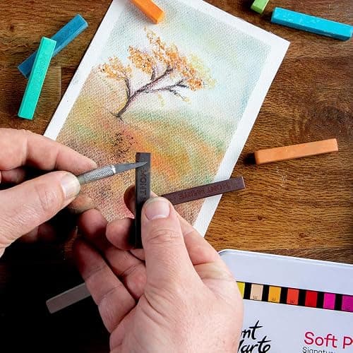 Mont Marte Soft Pastels Signature 72pc, Set of 72 Assorted Colored Pastel Sticks, Vibrant and Blendable, Ideal for Art, Craft, Drawing, Sketching thumbnail 2
